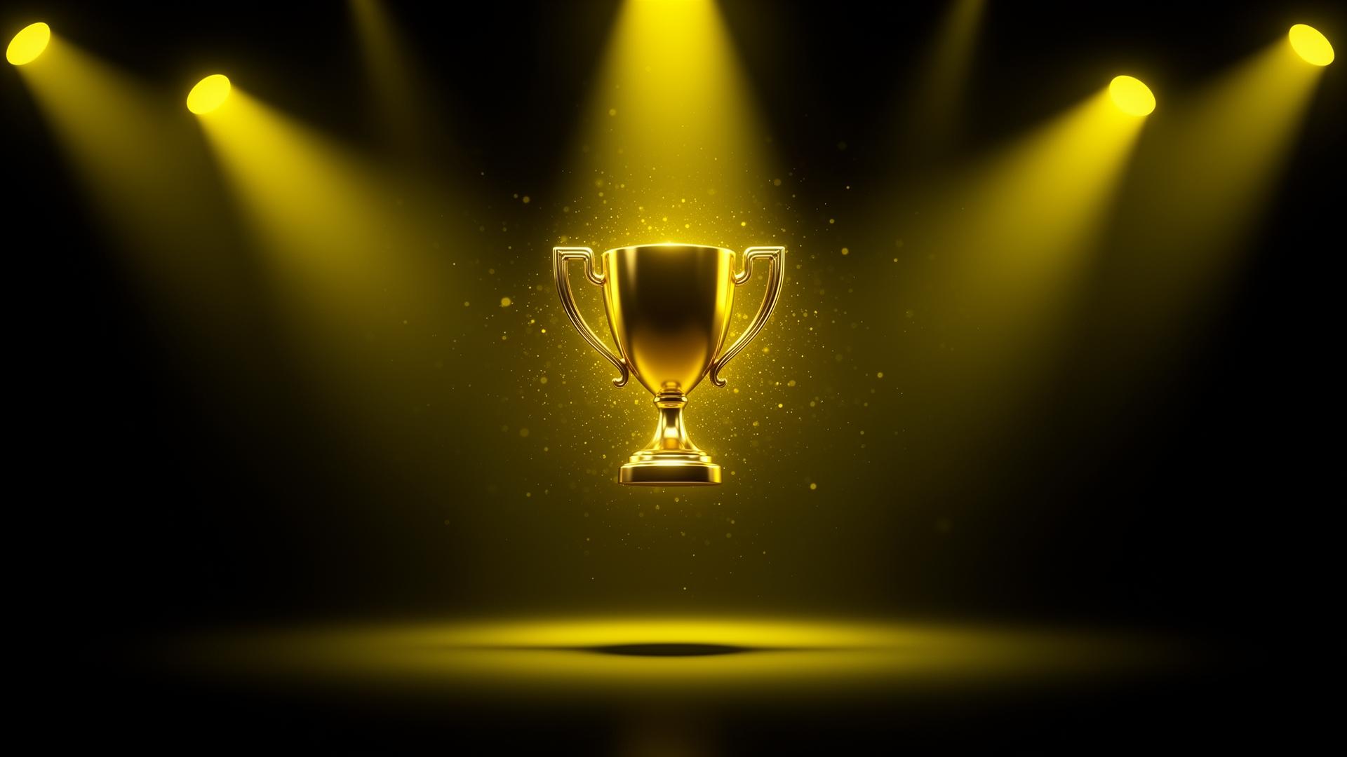 Gouden trofee in toernooispotlicht